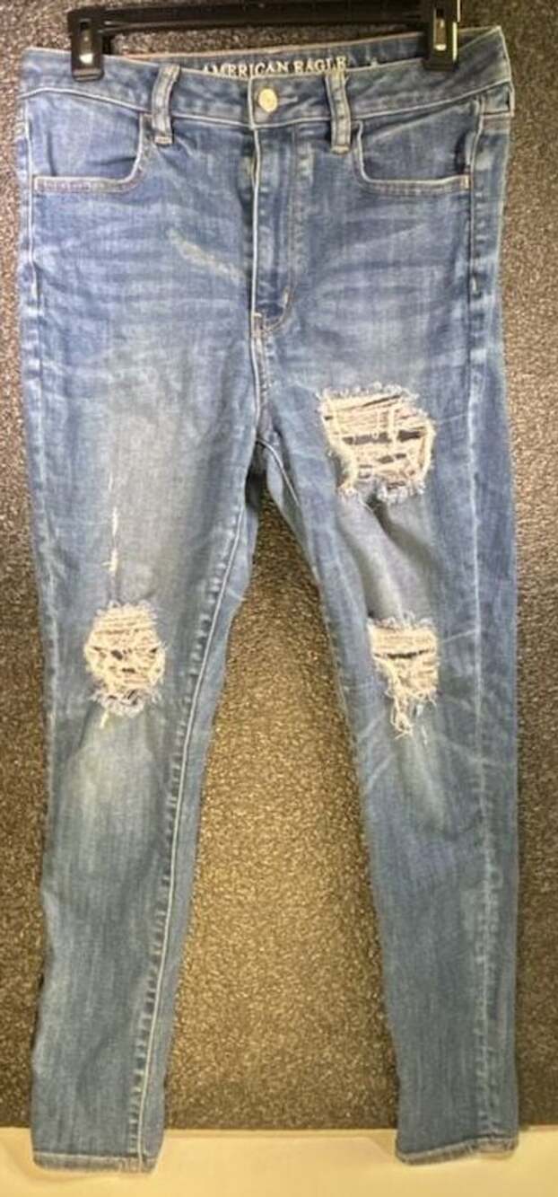 American Eagle Distressed Jeans Blue